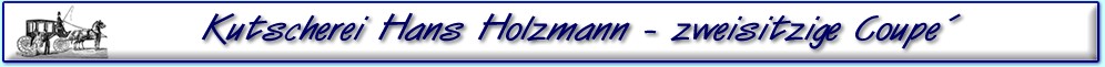 wei&szlig;e zweisitziges Coupe (Hochzeitskutsche) der Kutscherei Hans Holzmann in M&uuml;nchen Schwabing